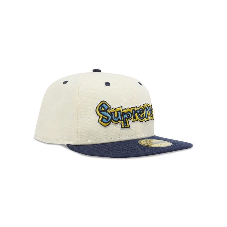 Supreme x New Era Gonz Logo Hat Natural