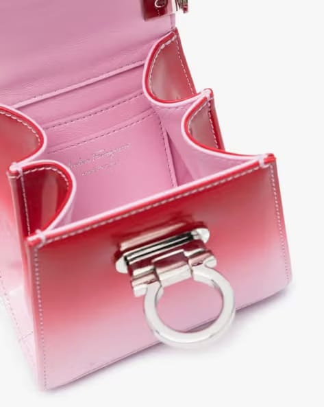 FERRAGAMO Iconic Top Handle Extra-Small Bag with Airbrushing