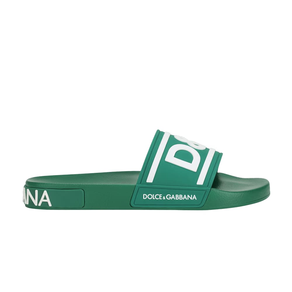 Dolce & Gabbana Slides Green