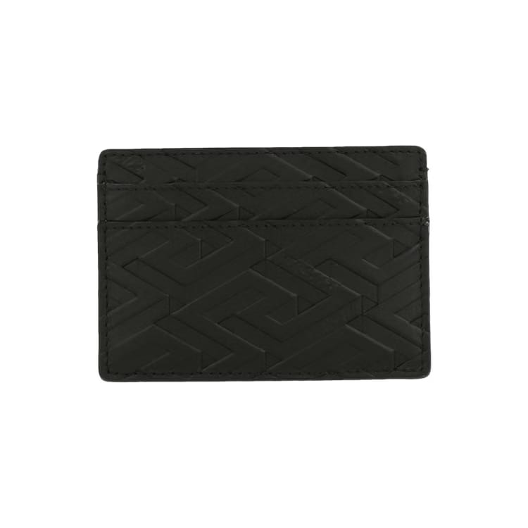 Versace Greca Card Case Black