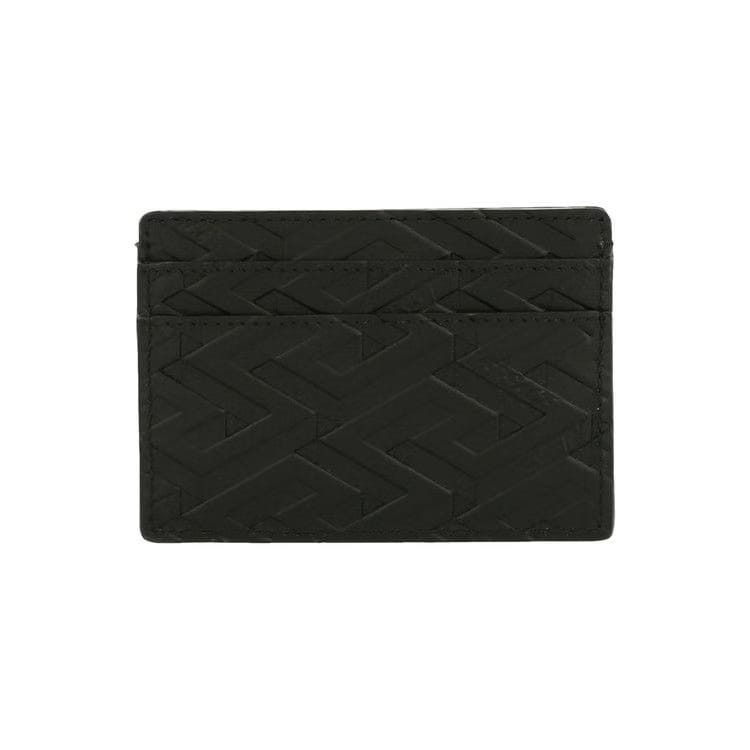 Versace Greca Card Case Black