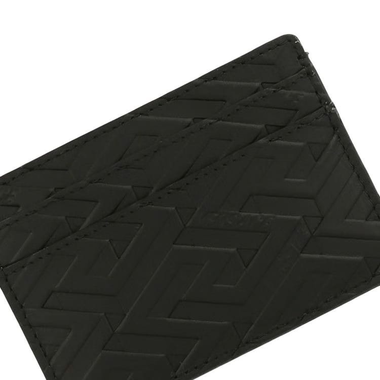 Versace Greca Card Case Black