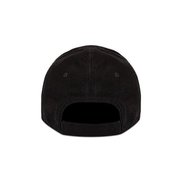 Balenciaga Logo Embroidered Bio Cap Black/Green