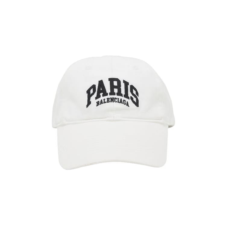 Balenciaga Paris Cap White/Black