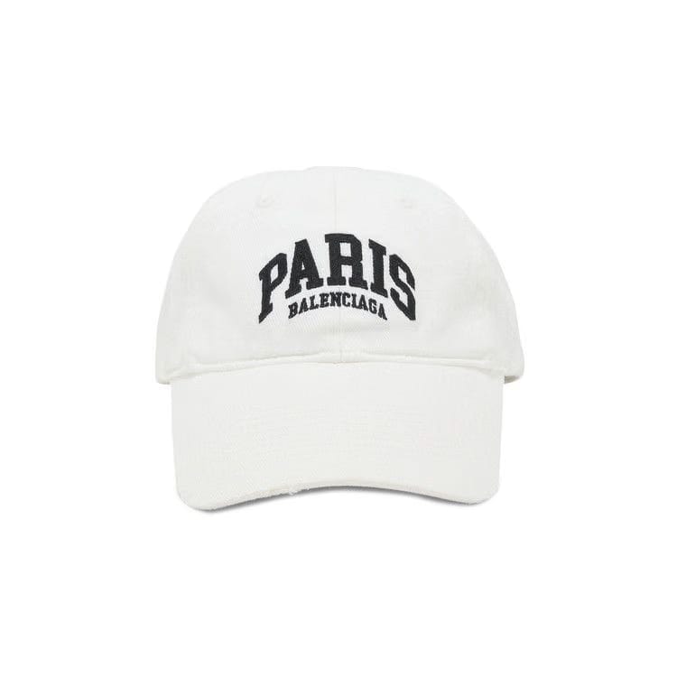Balenciaga Paris Cap White/Black