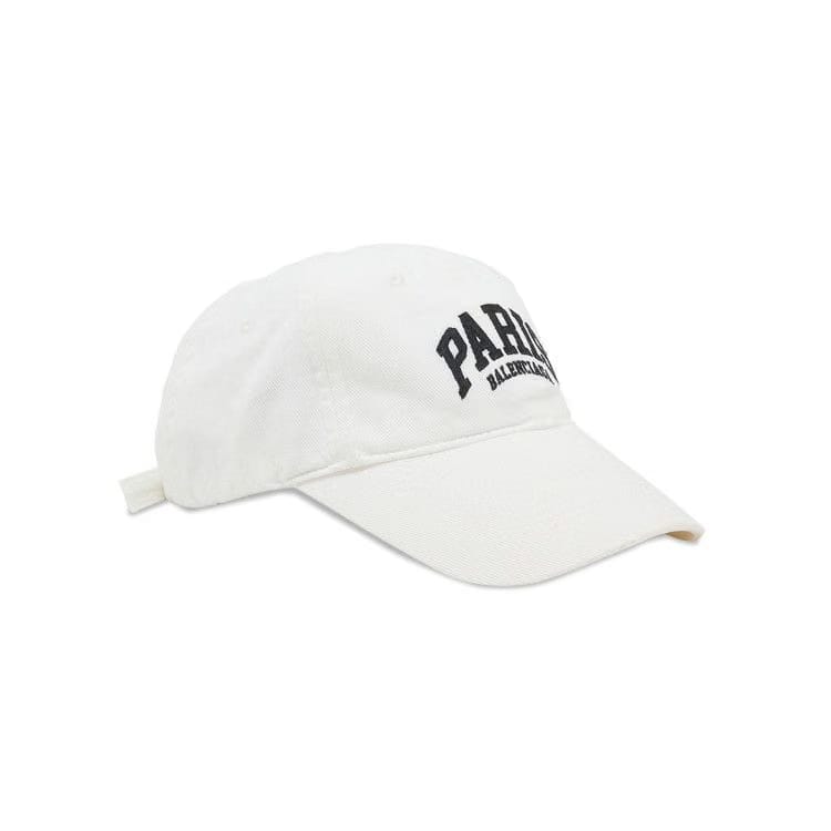 Balenciaga Paris Cap White/Black