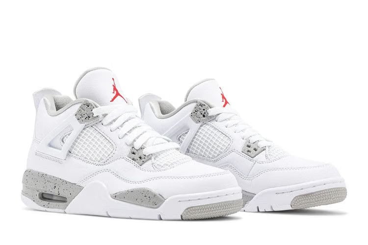 Air Jordan 4 Retro GS White Oreo