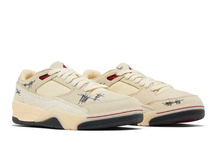 Air Jordan Who Decides War x Wmns Jordan Flight Court 'The World Is Your Court - Crèpe'