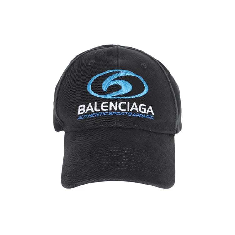 Balenciaga Surfer Cap Washed Black