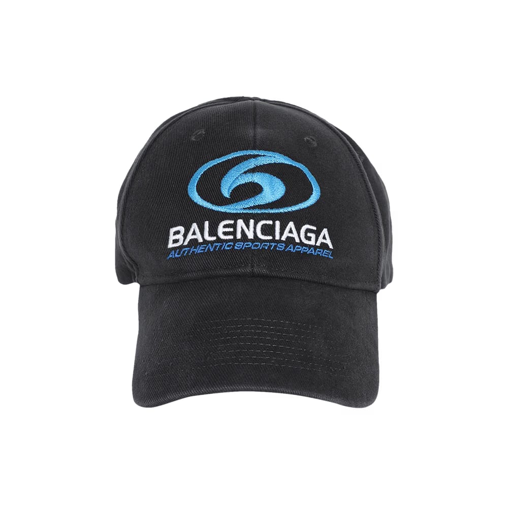 Balenciaga Surfer Cap Washed Black