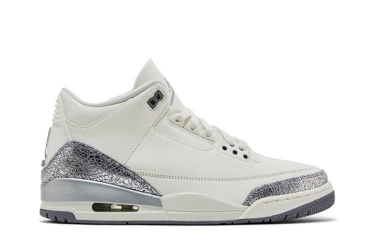 Wmns Air Jordan 3 Retro 'Sail Metallic Silver'