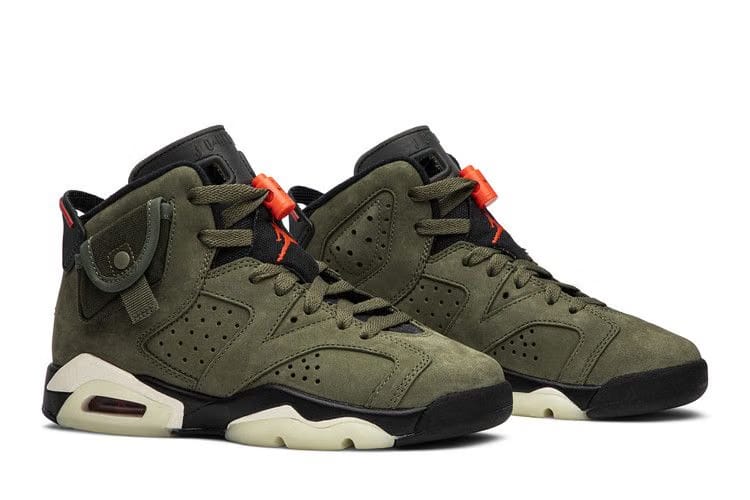 Travis Scott x Air Jordan 6 Retro GS Olive