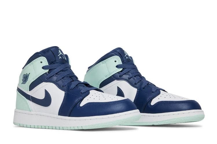 Air Jordan 1 Mid GS Blue Mint