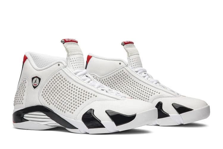 Supreme x Air Jordan 14 Retro White