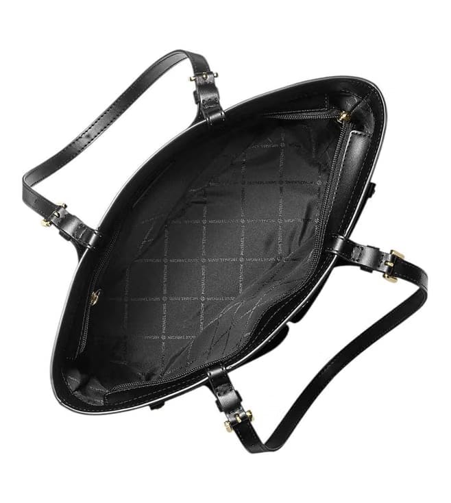 Michael Kors Black Jet Set Medium Tote Black