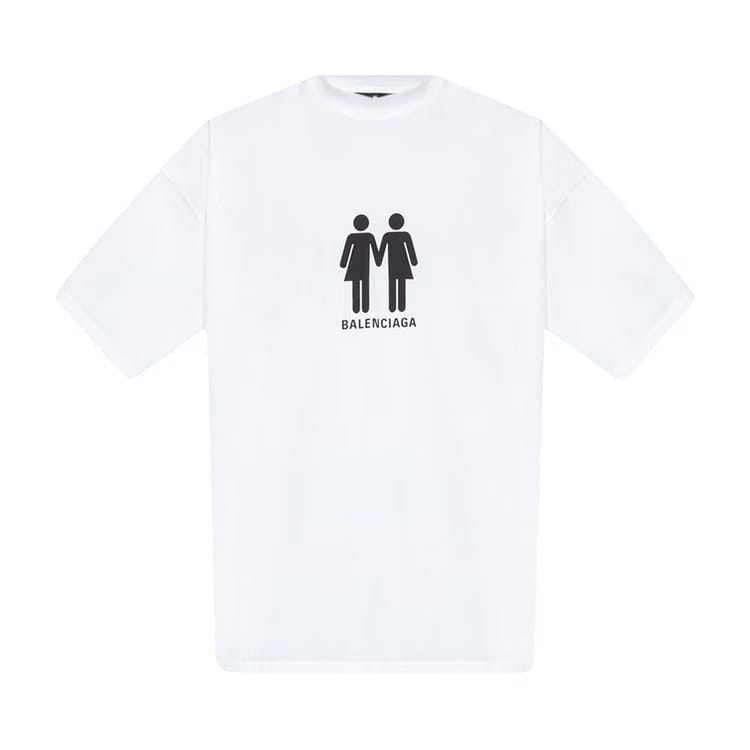 Balenciaga Oversized T-Shirt White/Black