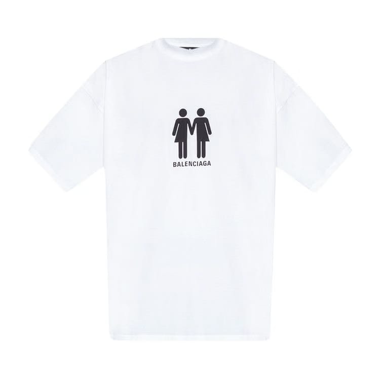 Balenciaga Oversized T-Shirt White/Black