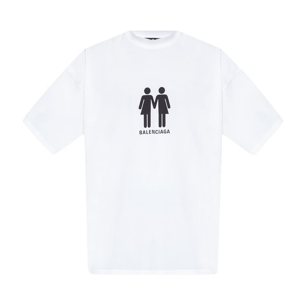 Balenciaga Oversized T-Shirt White/Black