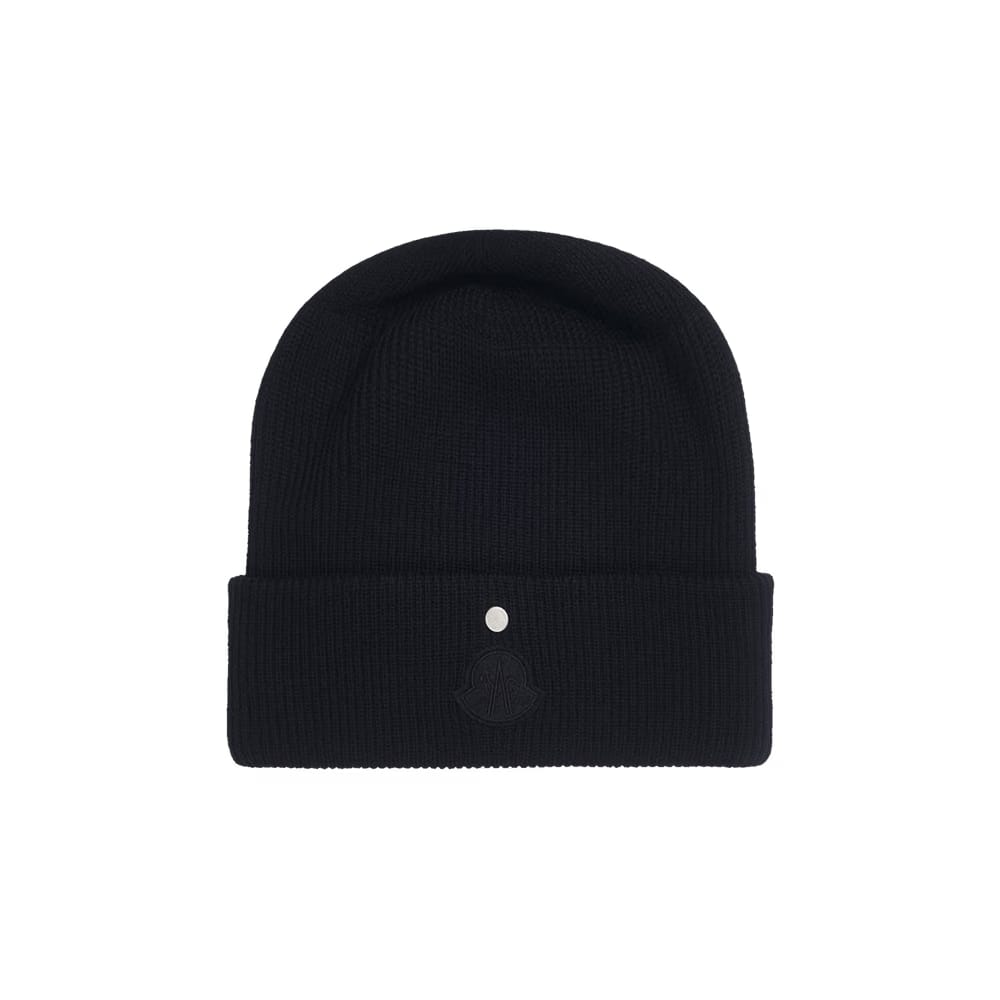 Moncler Genius x 1017 ALYX 9SM Extra Fine Wool Beanie Black