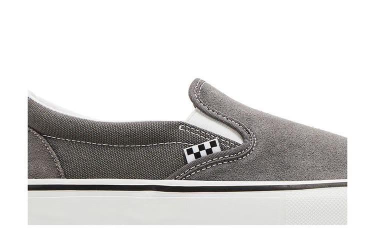 Skate Slip-On Pewter White