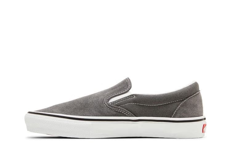 Skate Slip-On Pewter White