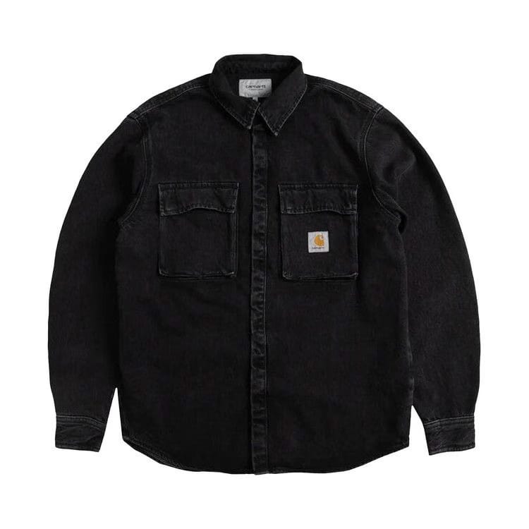 Carhartt WIP Monterey Shirt Jacket Black Stone Washed