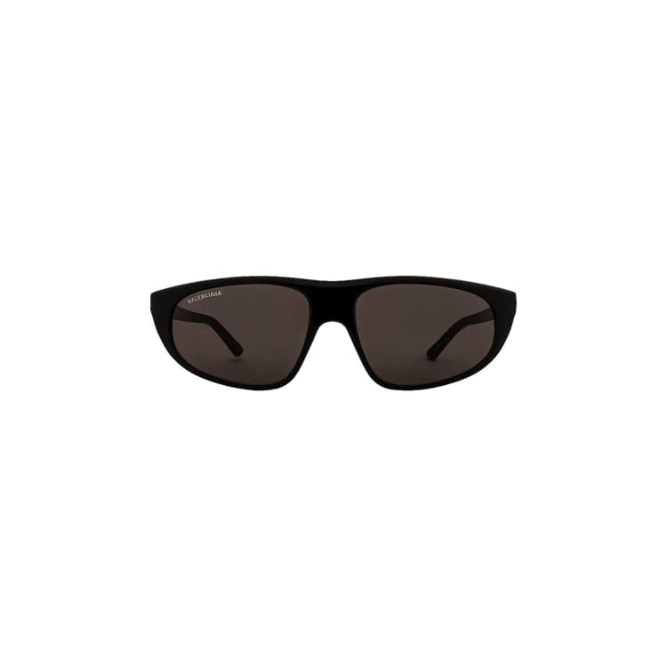 Balenciaga Square Frame Acetate Sunglasses Shiny Black