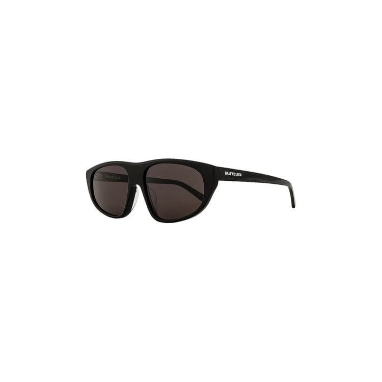 Balenciaga Square Frame Acetate Sunglasses Shiny Black