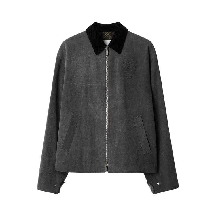 Burberry Zip Through Check Lined Jacket Black
