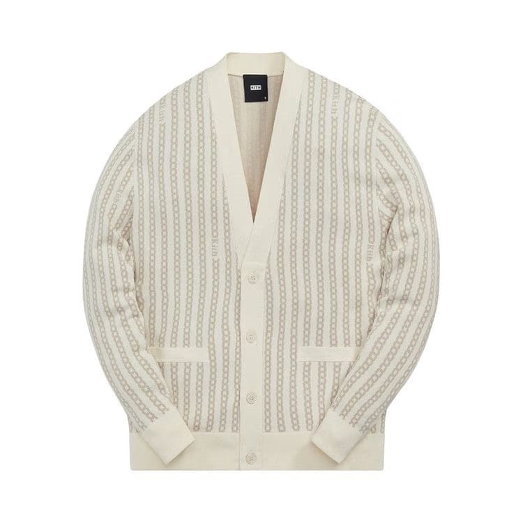 Kith Chain Link Tilden Cardigan Sandrift