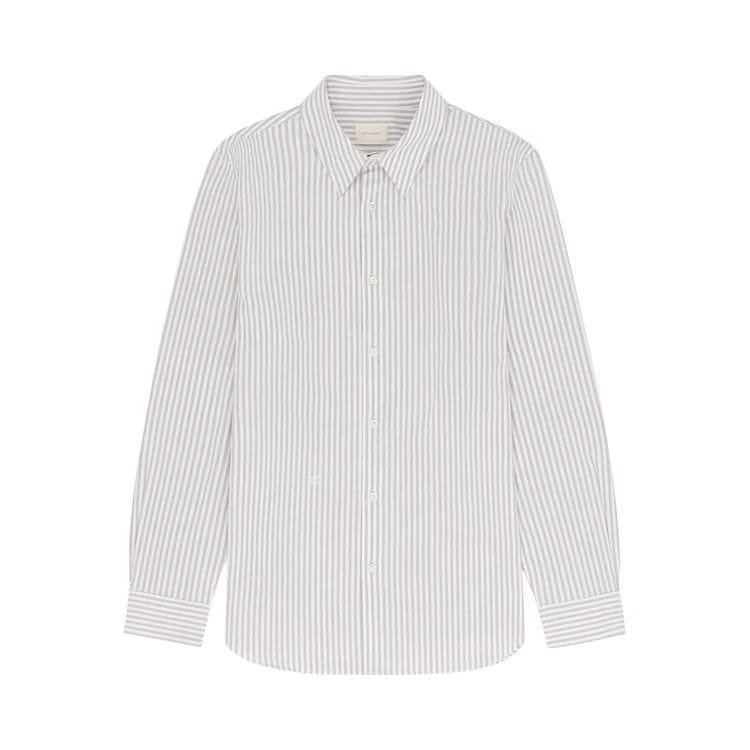 Aimé Leon Dore Striped Poplin Shirt White/Laurel Oak
