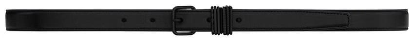 Saint Laurent Stacked Loop Belt Black