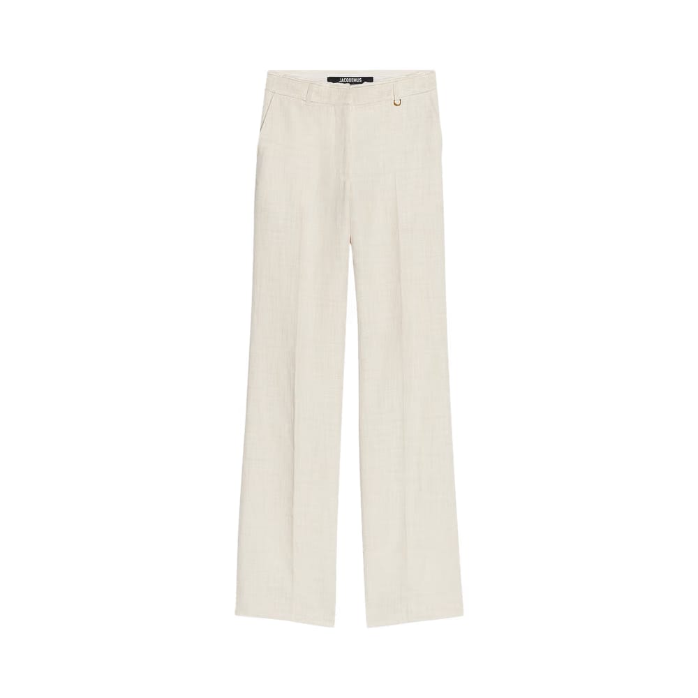 Jacquemus Soft Tailored Pants Off White