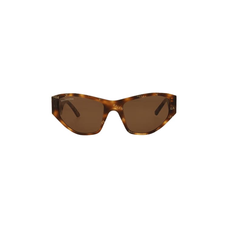Balenciaga Cat Eye Sunglasses Havana/Brown