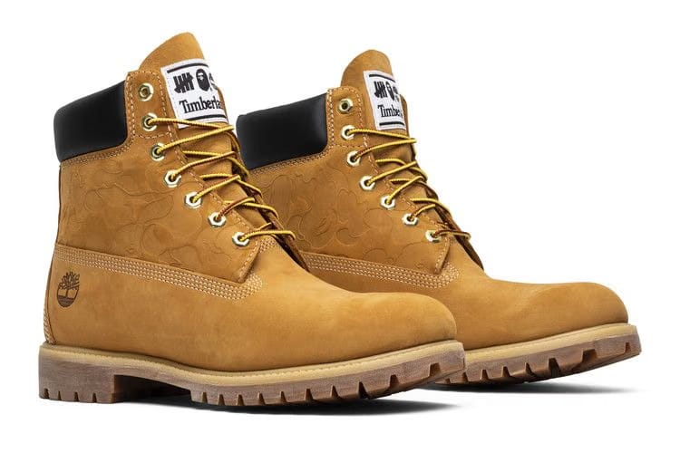 A Bathing Ape x Undefeated x Timberland 6 Inch Wheat
