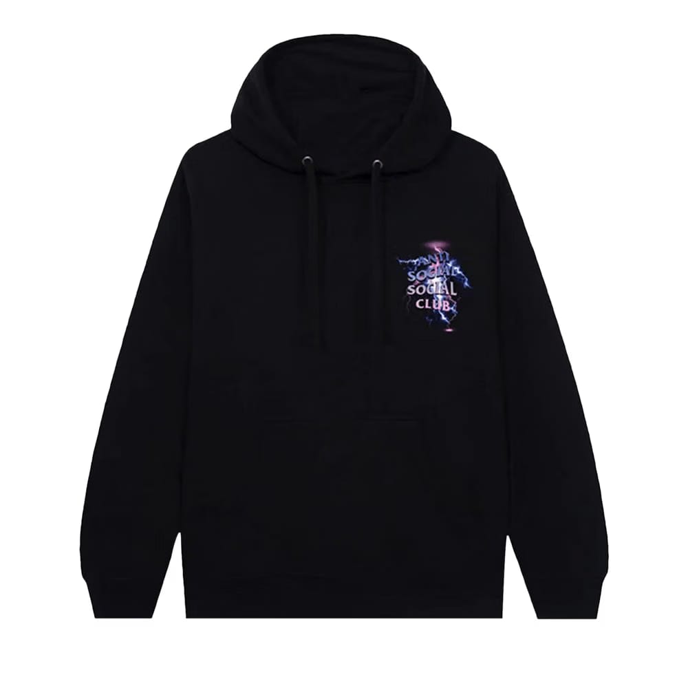 Anti Social Social Club Bolt From The Blue Hoodie Black