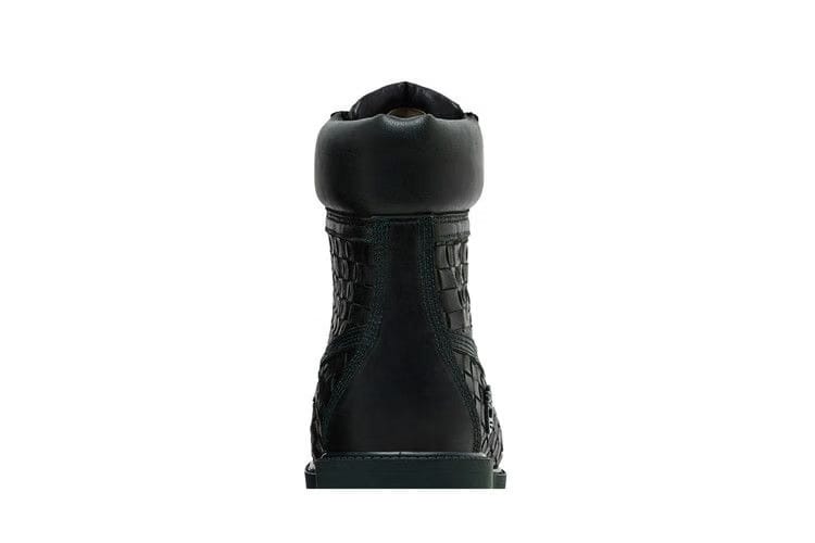 Timberland 6 Inch Premium Boot Woven Leather - Dark Green