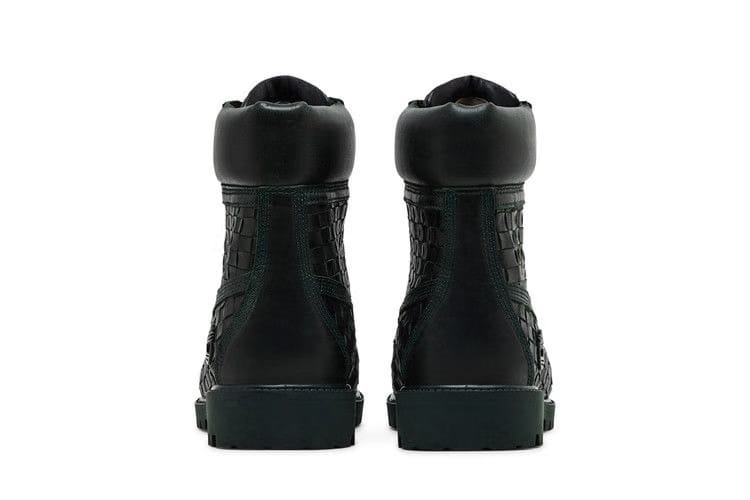 Timberland 6 Inch Premium Boot Woven Leather - Dark Green