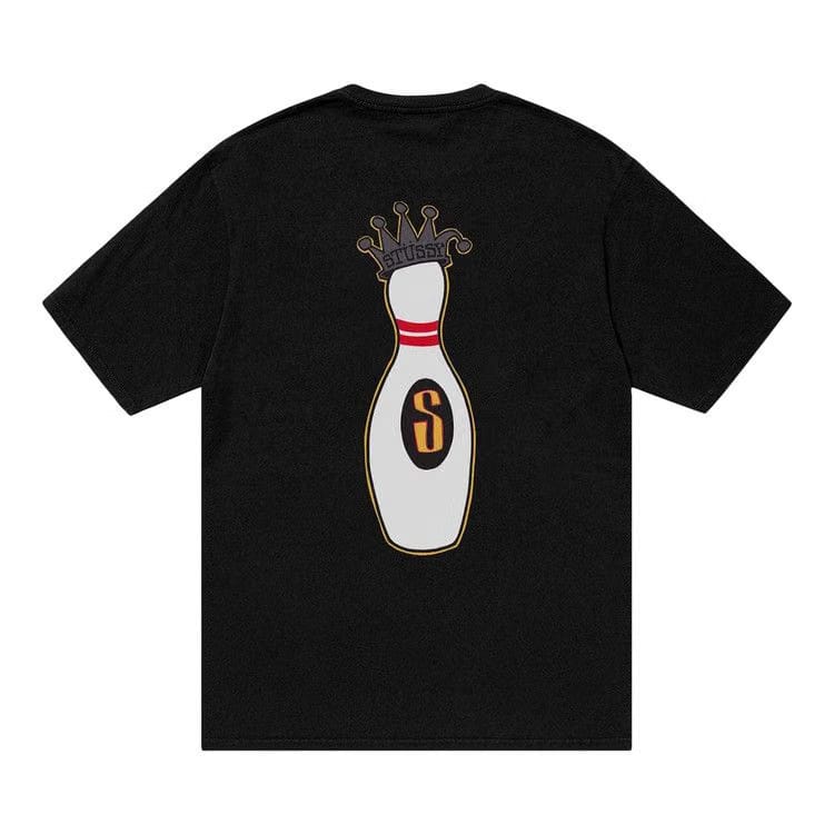 Stussy Pigment Dyed Kingpin T-Shirt Black