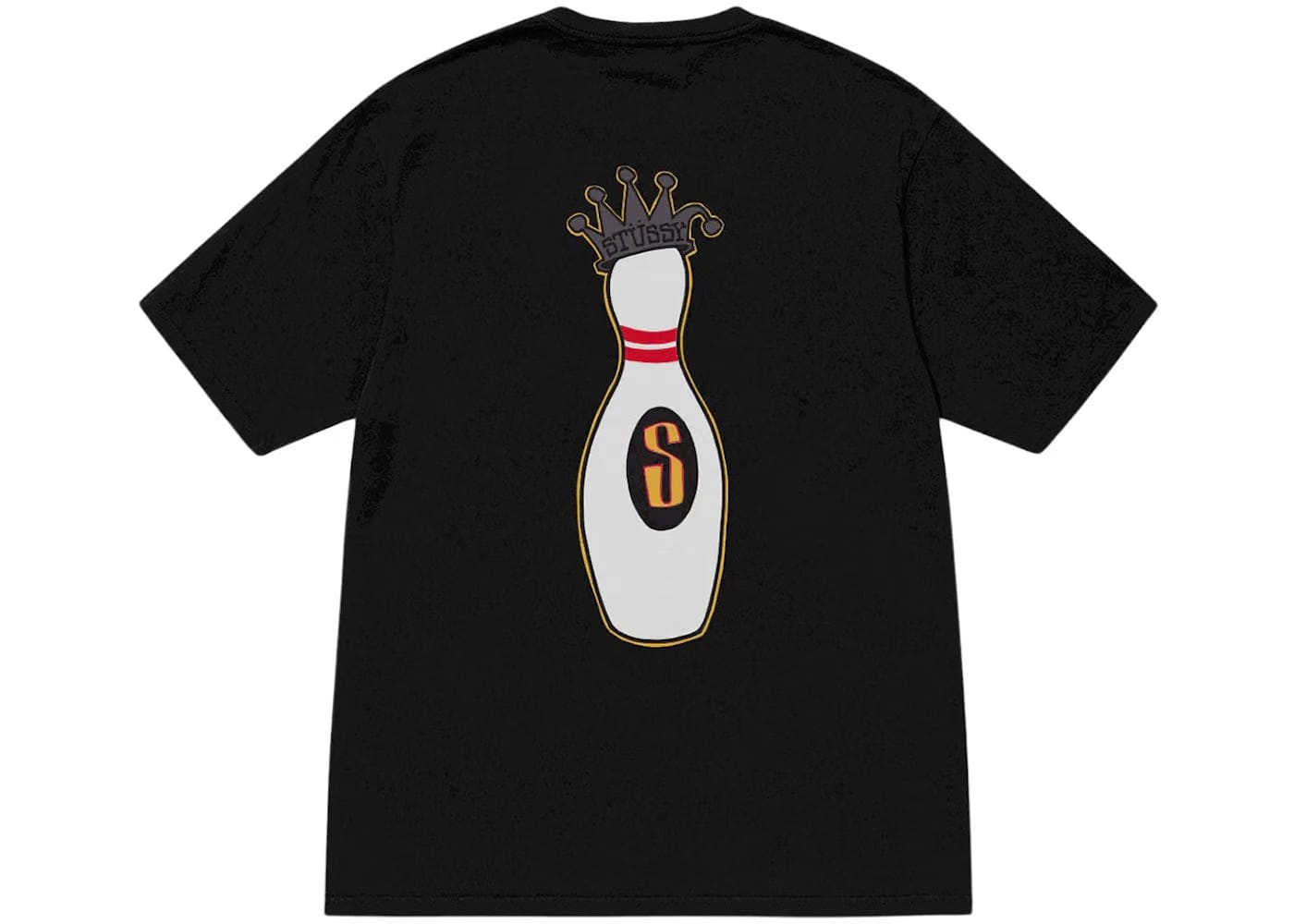 Stussy Pigment Dyed Kingpin T-Shirt Black