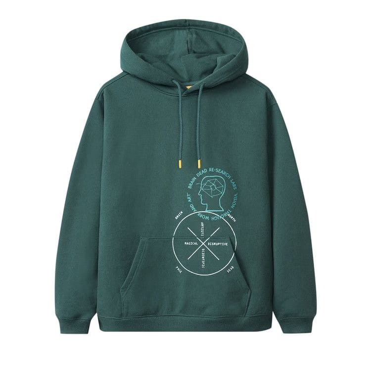 Brain Dead x The North Face Drop Shoulder PO Hoodie Night Green