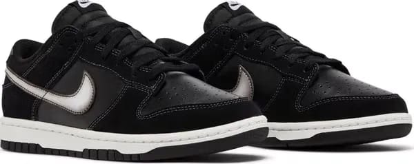Nike Dunk Low Airbrush Swoosh Black