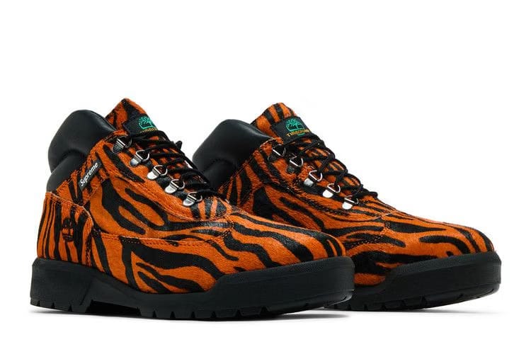 Supreme x Timberland Field Boot Tiger
