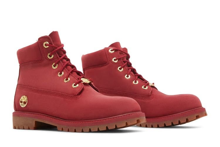 Timberland 6 Inch Premium Boot Junior Dark Red