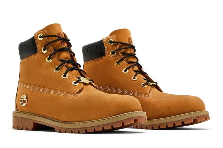 Timberland The Notorious B.I.G. x 6 Inch Premium Boot Youth Christopher Wallace Collection - Wheat