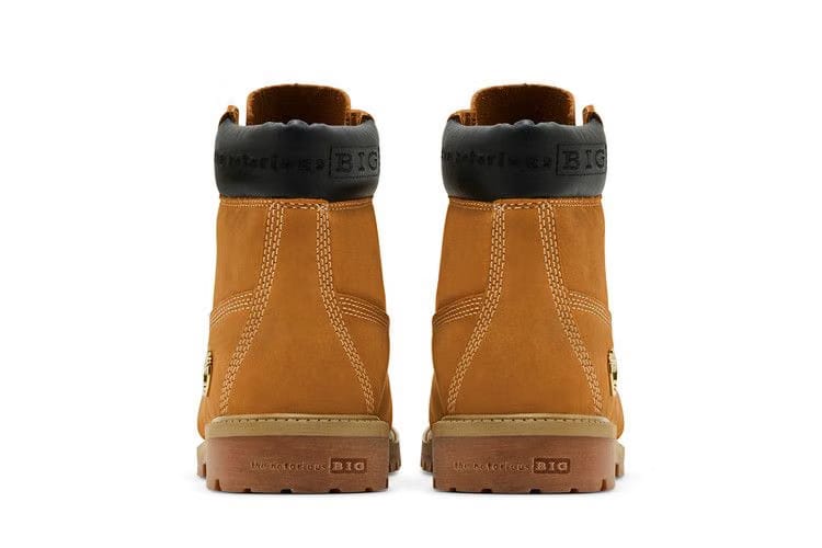 Timberland The Notorious B.I.G. x 6 Inch Premium Boot Youth Christopher Wallace Collection - Wheat