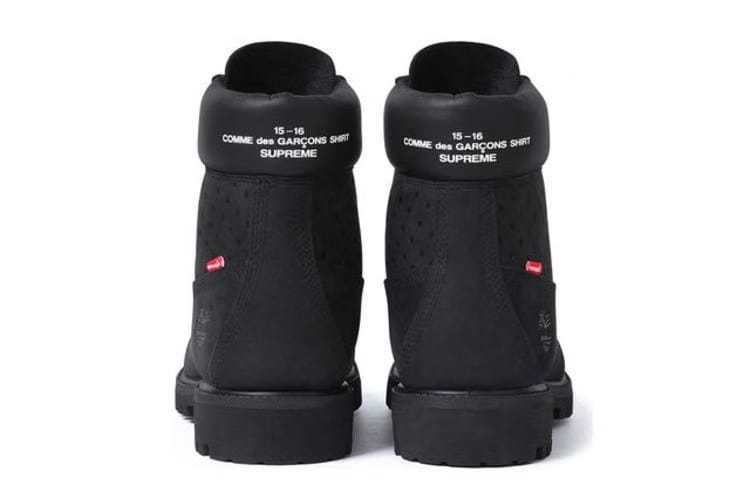 Timberland Comme des Garçons x Supreme x 6 Inch Black