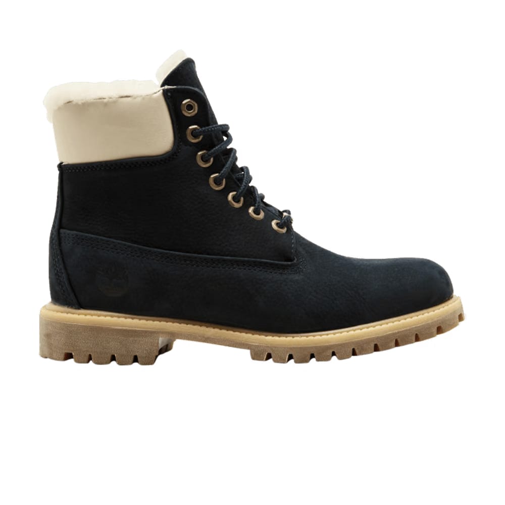 Kith x Timberland 6 Inch Shearling Boot Navy