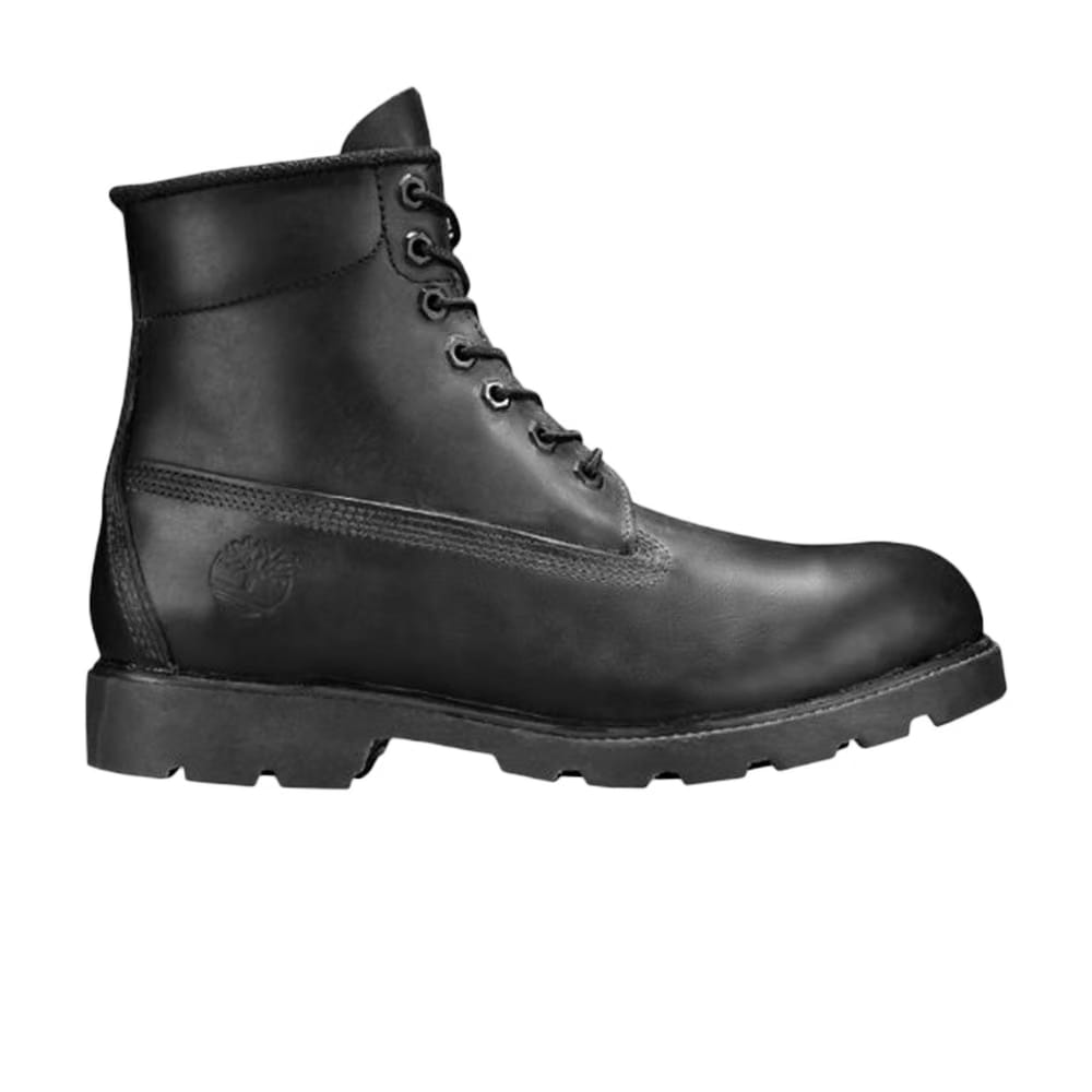 Timberland 6 Inch Black Smooth