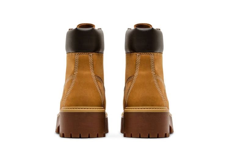 Timberland Wmns Stone Street 6 Inch Premium Platform Boot 'Wheat Nubuck'